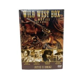 WILD WEST BOX 4 Movies DVD 2 Disc Set 2005 New SEALED Pancho Villa Navajo Joe